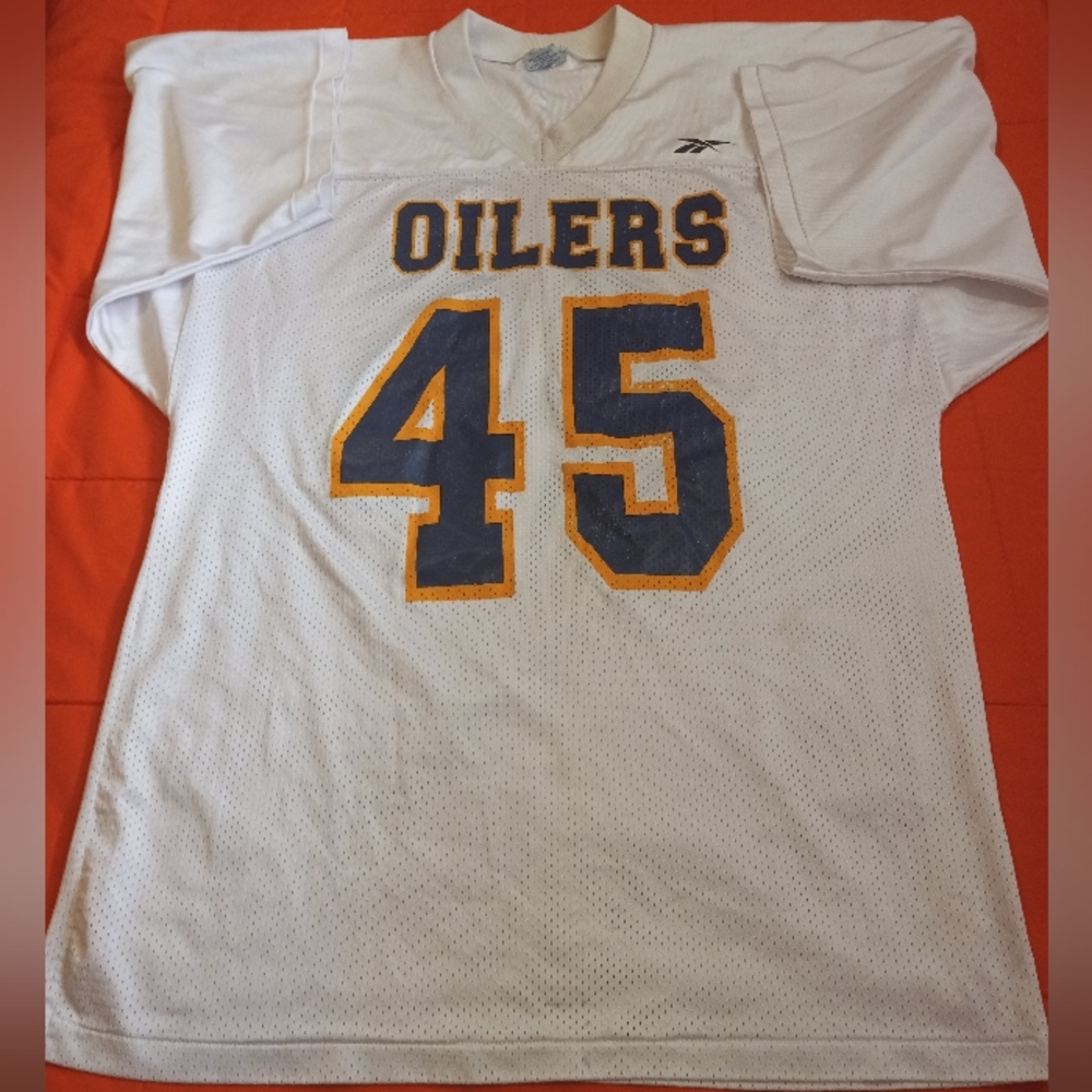 Reebok Oilers Jersey Size Adult Men's Large